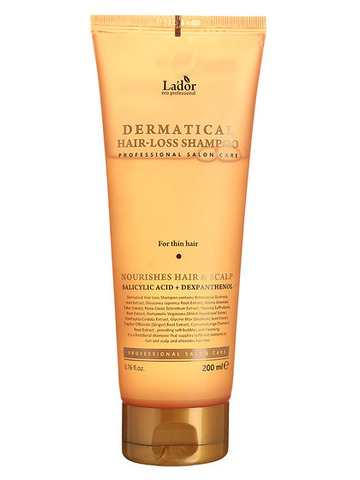 LA'DOR Шампунь для тонких волос против выпадения / Dermatical Hair-Loss Shampoo for Thin Hair, 200мл