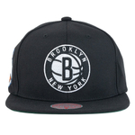 Баскетбольная кепка Mitchell&Ness NBA Conference Patch Snapback Brooklyn Nets Cap Black