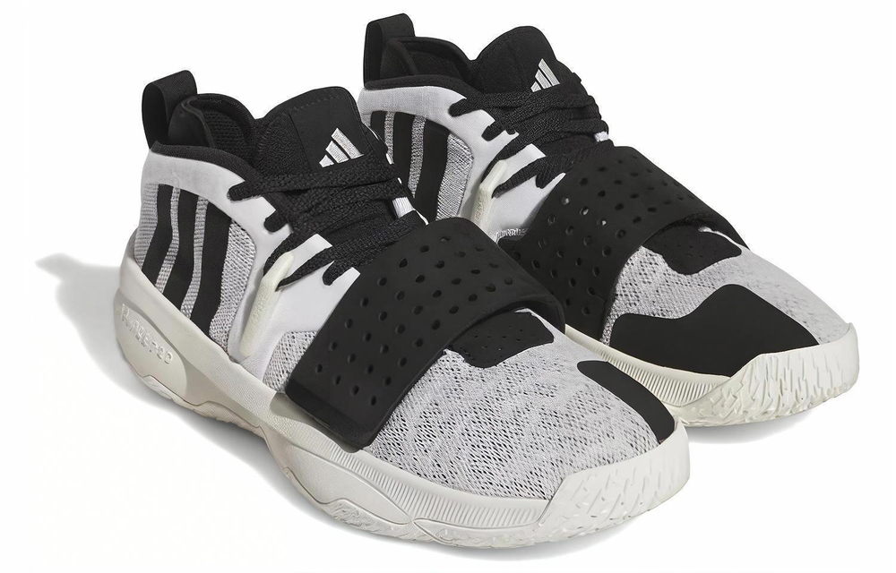 Кроссовки Adidas Dame 8 Extply White Black