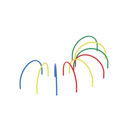 Игровое уличное оборудование Лаз Ручеек открытый ИО 626