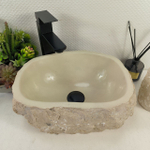 Раковина из мрамора Erozy Cream EM-65570 37*28*16 0868