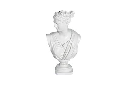 Статуэтка "Античный бюст" женский белый 18x12xh.32см Garda Decor