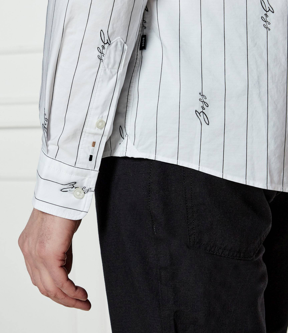 Рубашка C-ROAN-kent-C1-243 BOSS BLACK - белый(50535411)