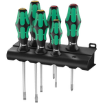 Набор отвёрток Kraftform Plus Lasertip + подставка Wera 05105650001