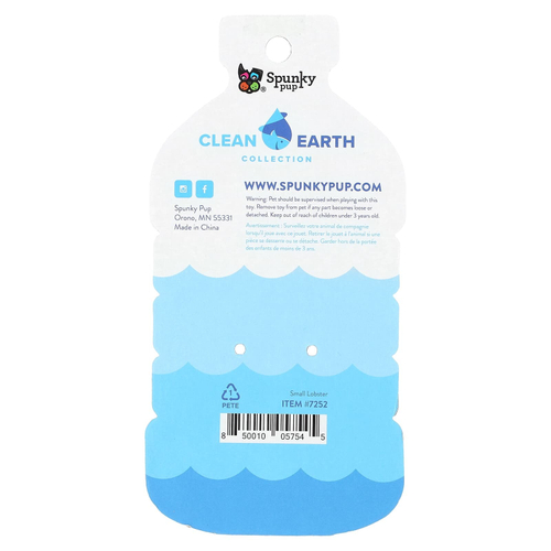 Spunky Pup, Clean Earth Collection, маленькие омары, 1 игрушка