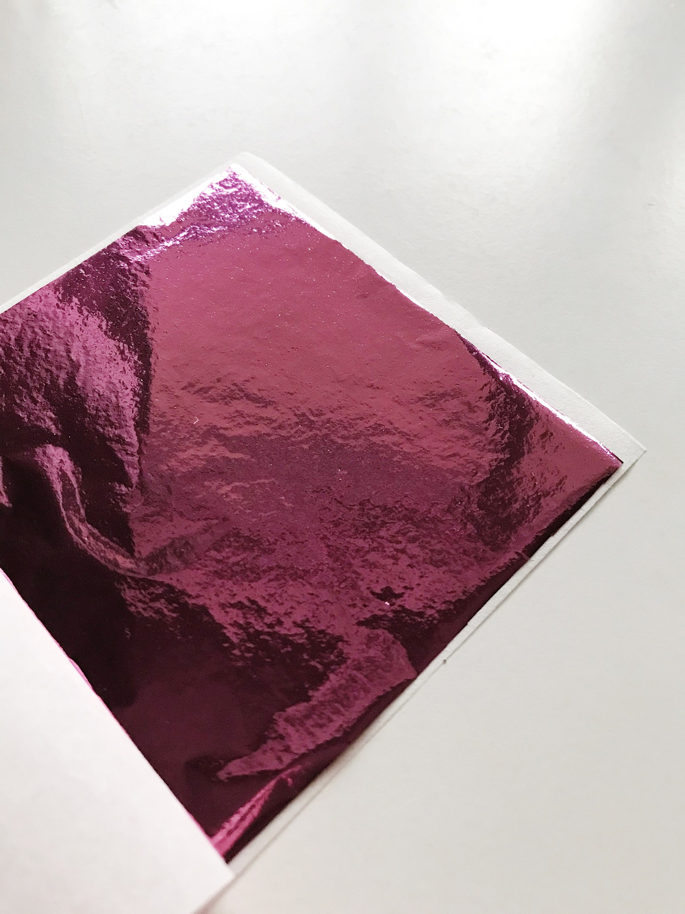Зеркальная поталь "Mirror Shine", Fuksia, 100 шт. 8*8,5см