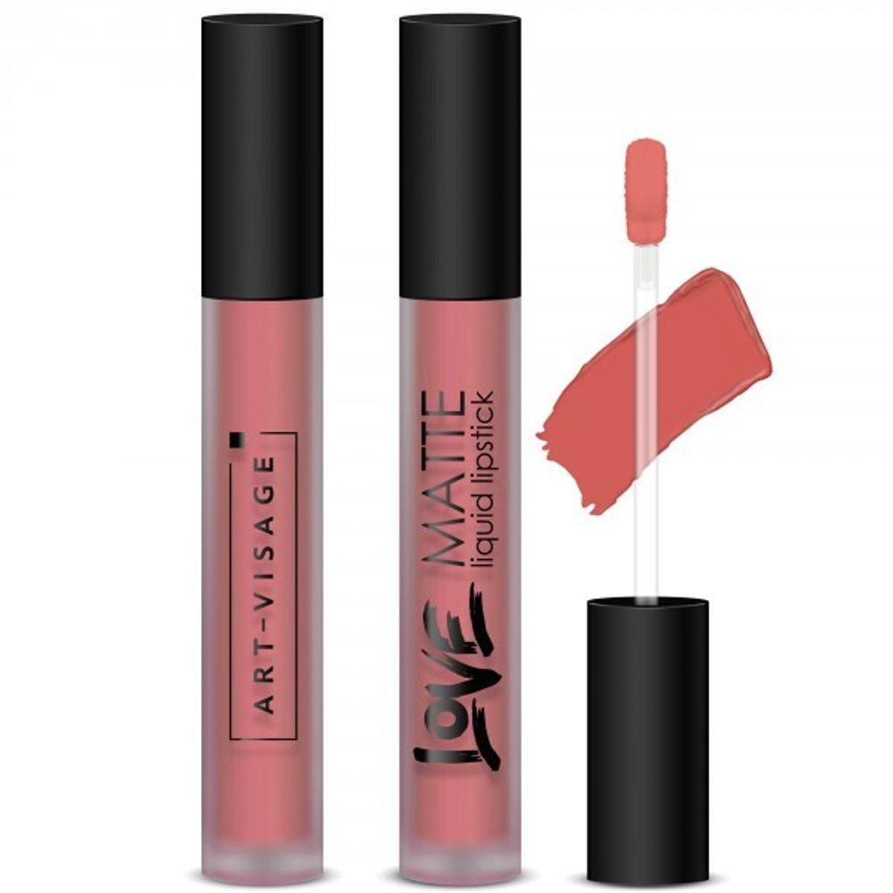 Жидкая матовая помада для губ ART-VISAGE "LOVE MATTE" - 55