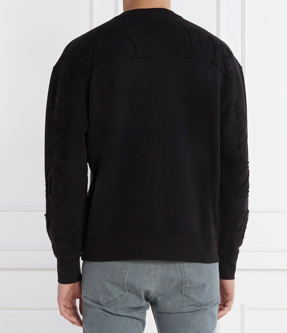 Худи TONAL APPLIQUE CREW Tommy Jeans - черный(DM0DM17795)