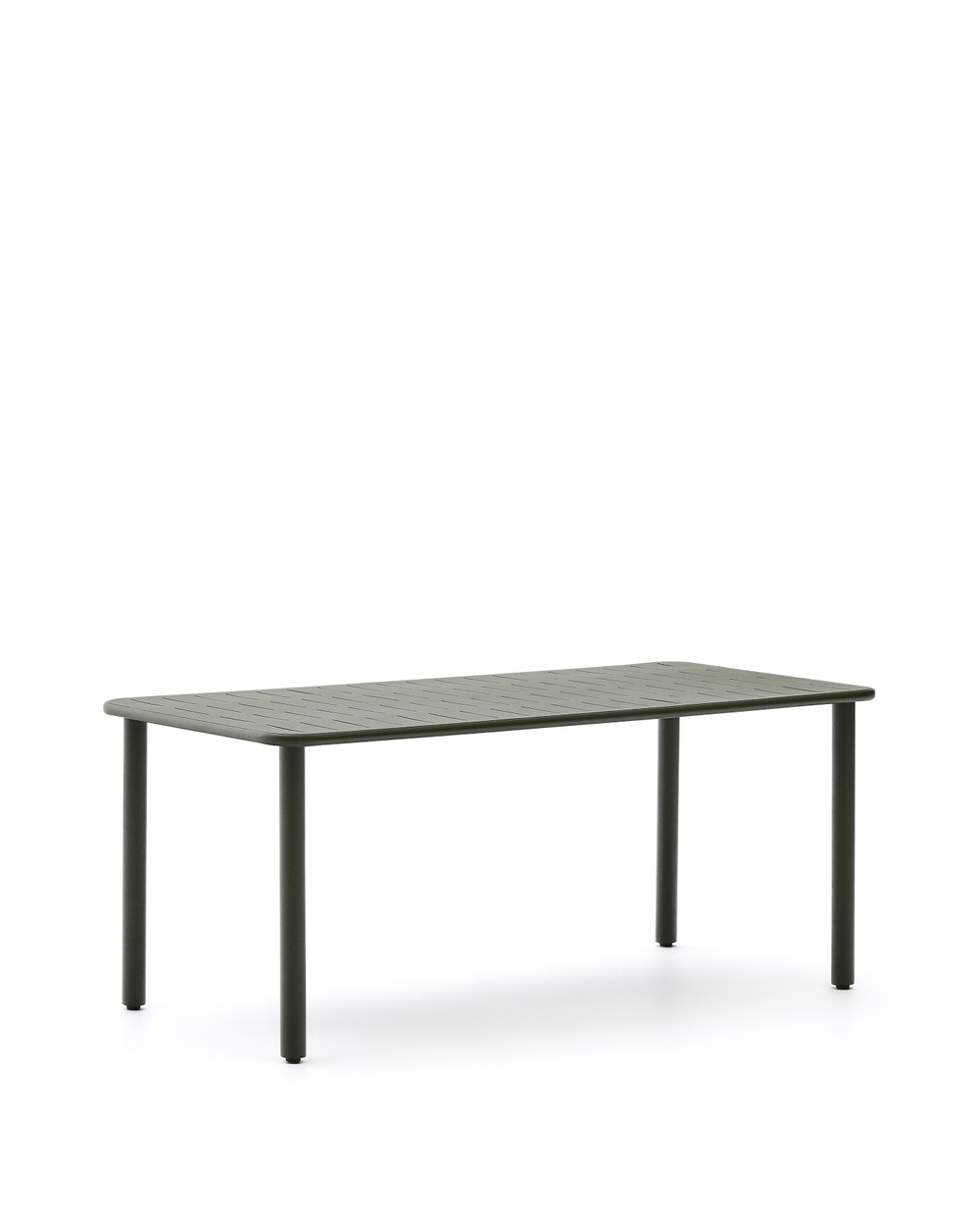 Уличный стол Brai из оцинкованной стали зелёного цвета 180 x 90 см