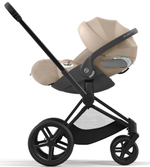 Коляска Cybex Priam IV Matt Black complete Cloud T Cozy Beige Plus Base T 4 в 1 Off White