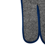 Ковры RENAULT T (автомат) (экокожа, черный, синий кант, синяя вышивка)