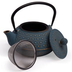 ЗАВАРОЧНЫЙ ЧАЙНИК ЧУГУННЫЙ С ЭМАЛИРОВАННЫМ ПОКРЫТИЕМ ВНУТРИ 800 МЛ