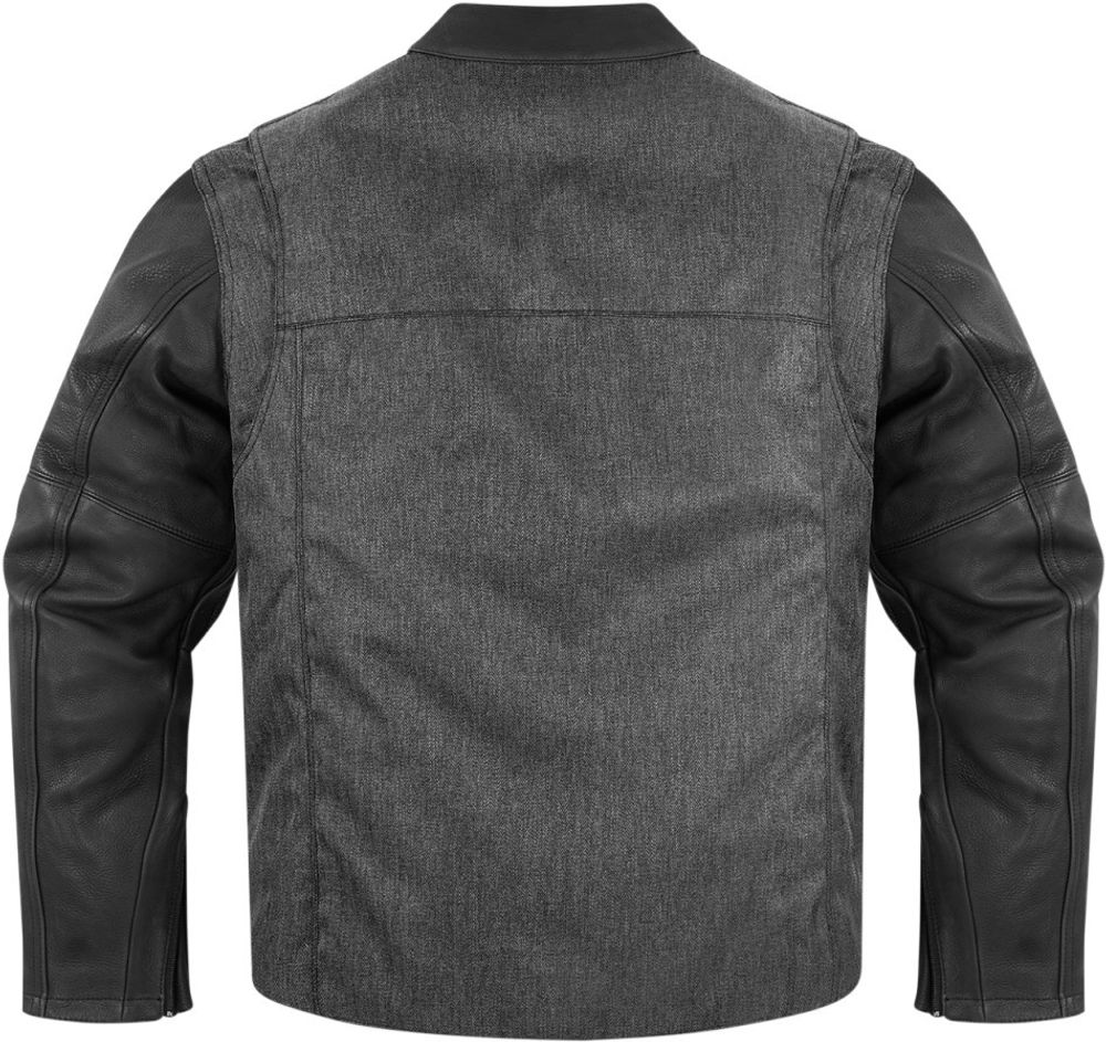 Мотокуртка - ICON 1000 VIGILANTE DROPOUT (текстиль+кожа, черная)