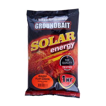 Прикормка GF Solar Energy 1кг Фидер Flat Green