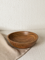 Тарелка деревянная DeNASTIA D20, Индия