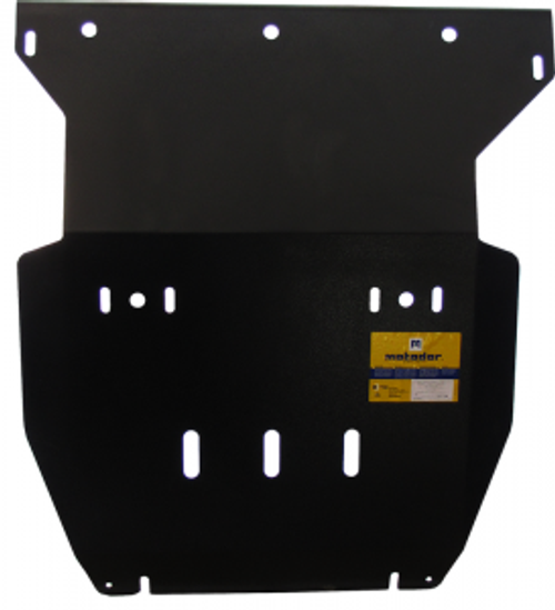 Усиленная защита Motodor картера двигателя, радиатора. 3 мм, сталь. для Volkswagen Amarok 2010-2016 арт.12714