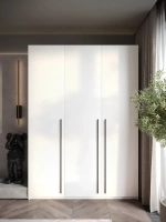 Шкаф распашной 120*40*200 белый, Lorena 6