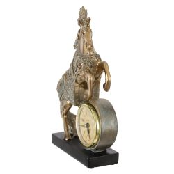 GAEM Фигурка декоративная "Лошадь" с часами (AAAx1, н/п), L15 W5 H22 см