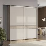 Шкаф-купе Крафт 10 Дуб смоки/кашемир