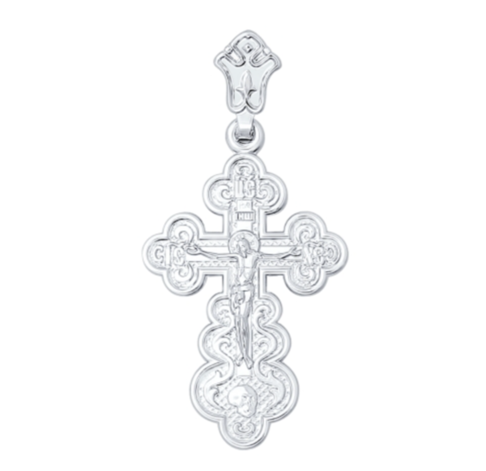 Крест православный нательный серебряный Sokolov арт. 94120056