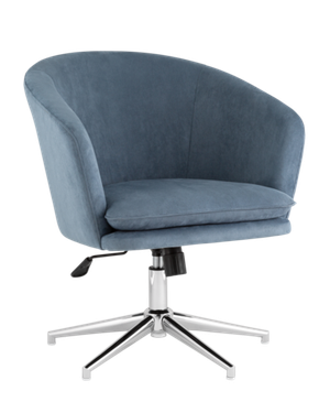 Кресло Харис регулируемое замша синий NC