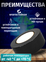 Суперлента черная 48мм*50м ТПЛ армированная