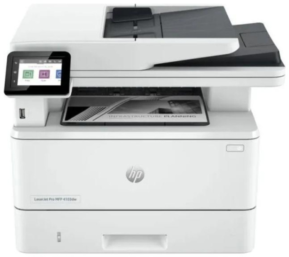 МФУ лазерное черно-белое HP LaserJet Pro MFP M4103dw