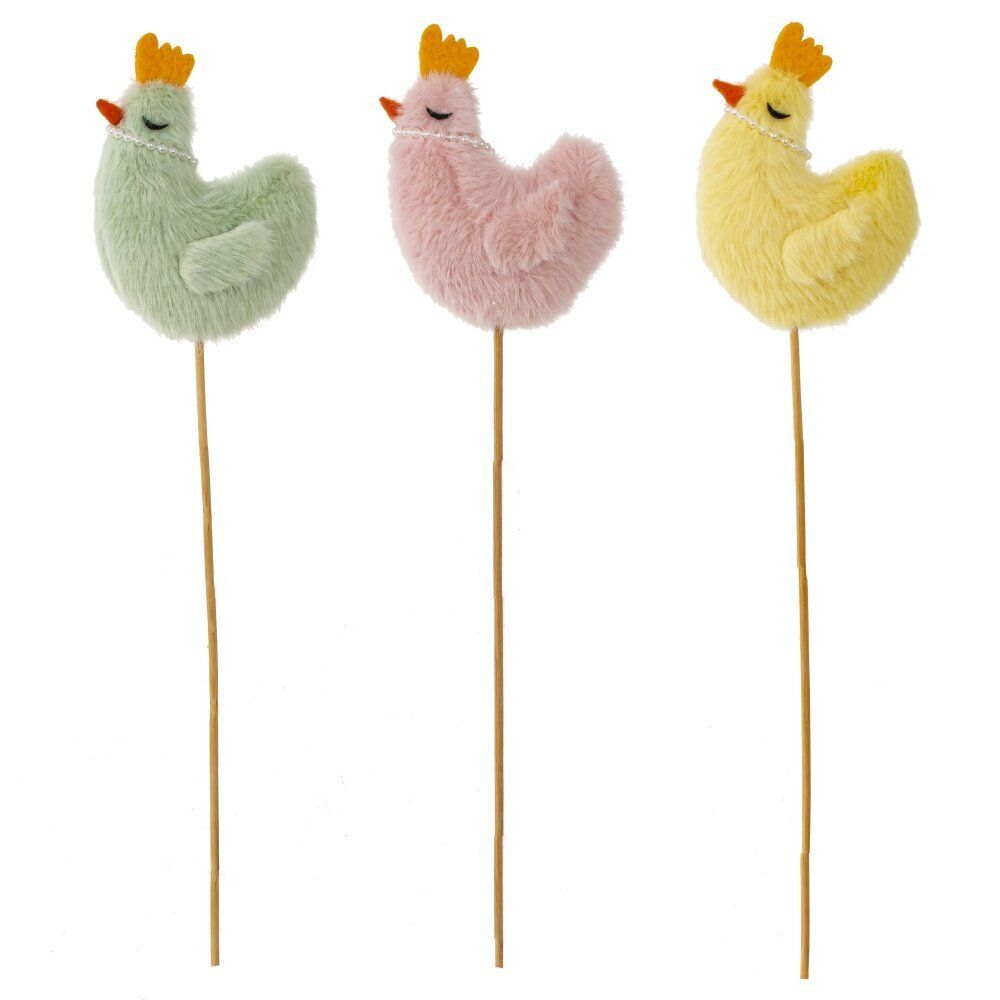 GAEM Изделие декоративное (вставка) "Курочка" (7*4*9) (блок 12шт), L7 W3 H29 см, 3в.