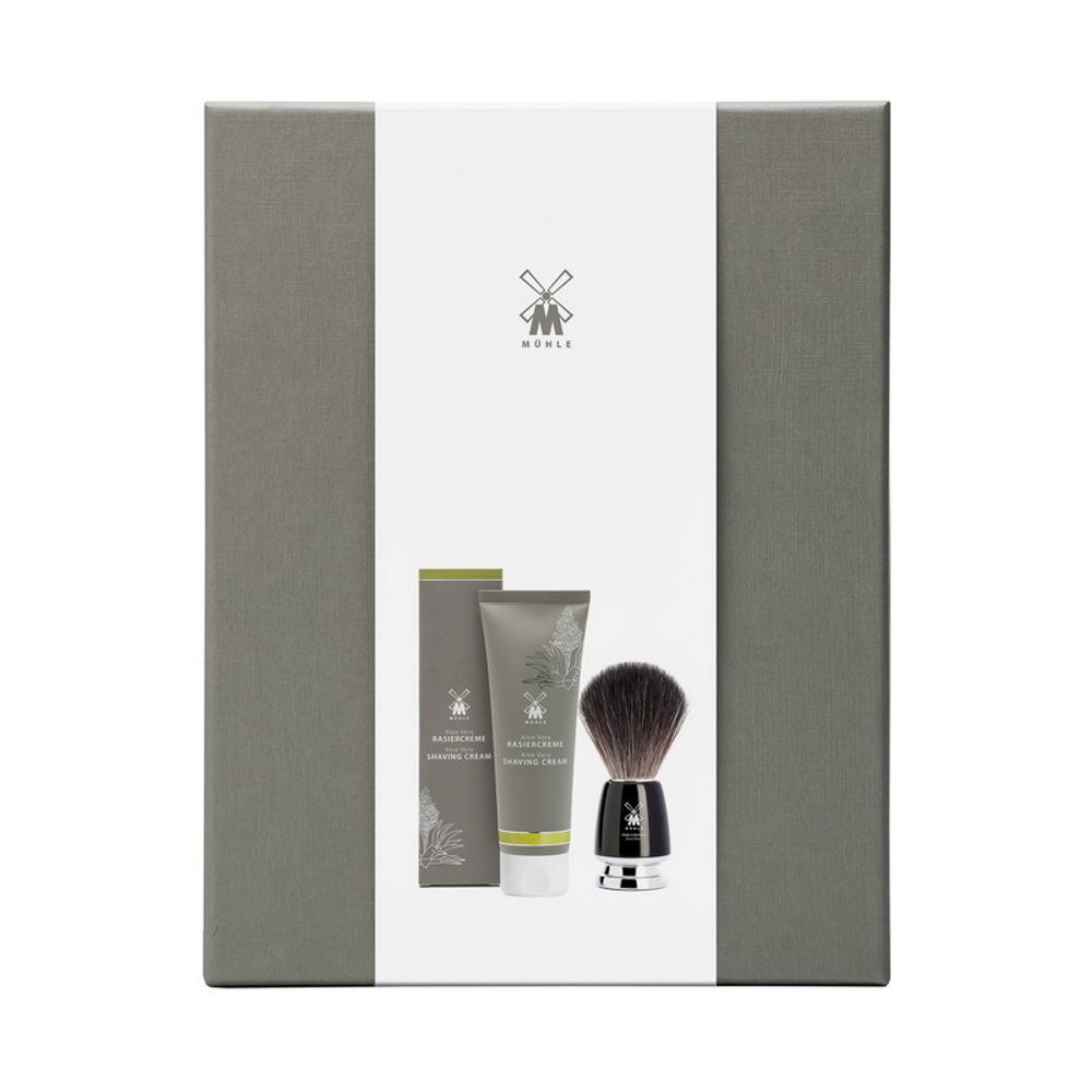 Подарочный набор для бритья MUEHLE, крем для бритья Алоэ Вера + RYTMO (MSS AV)
