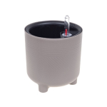 Кашпо ШЭНК 2л D150мм H=153мм вставка и автополив, с индикатором уровня воды, на ножках