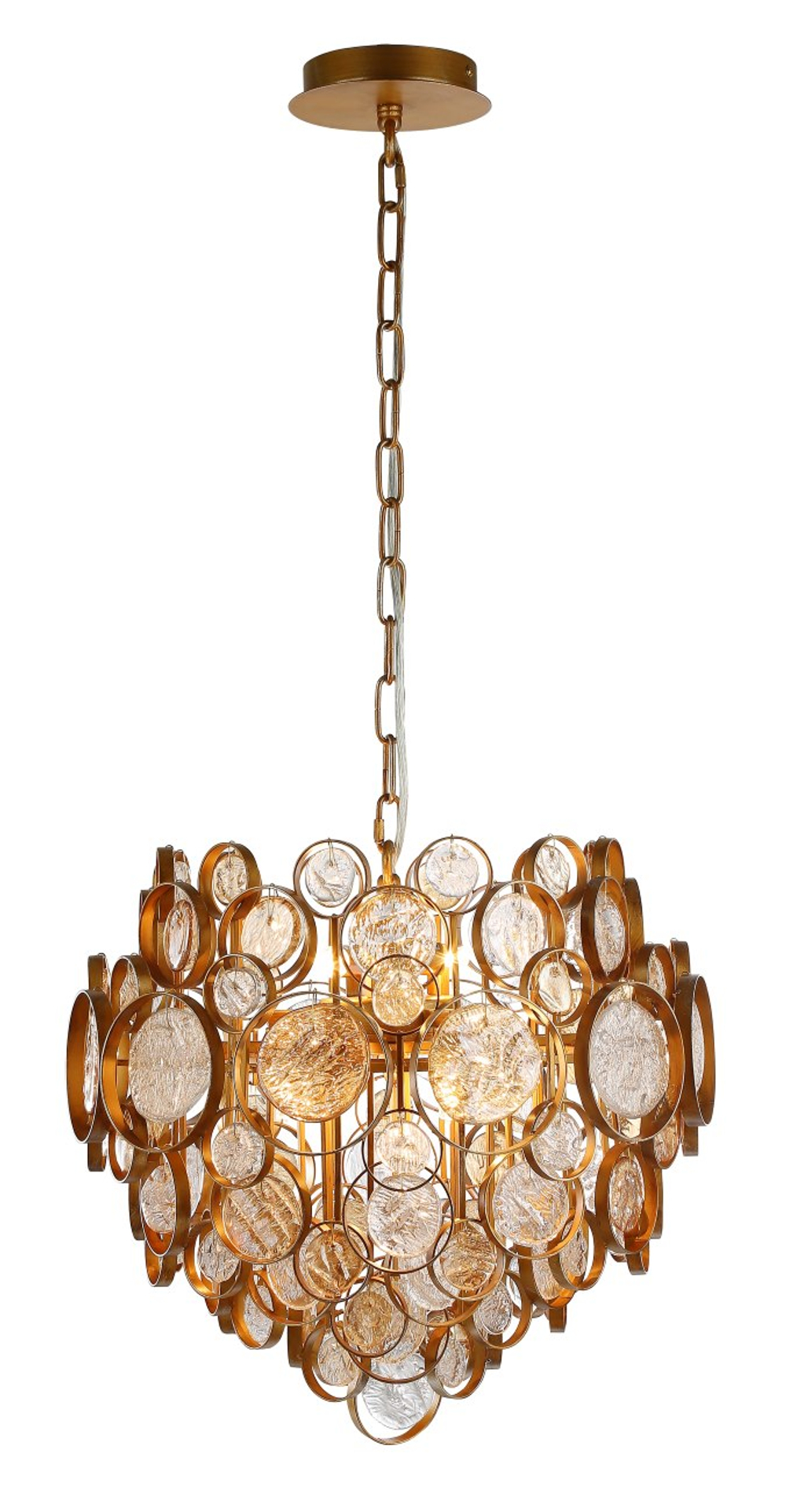 Светильник подвесной Crystal Lux DESEO SP6 D460 GOLD