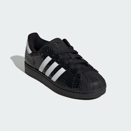 ADIDAS Кроссовки Superstar II с змеиным принтом, черный