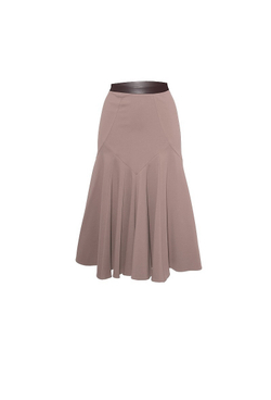 Юбка "Годе" светло-коричневая