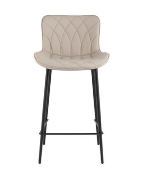 Стул барный Vault экокожа серый