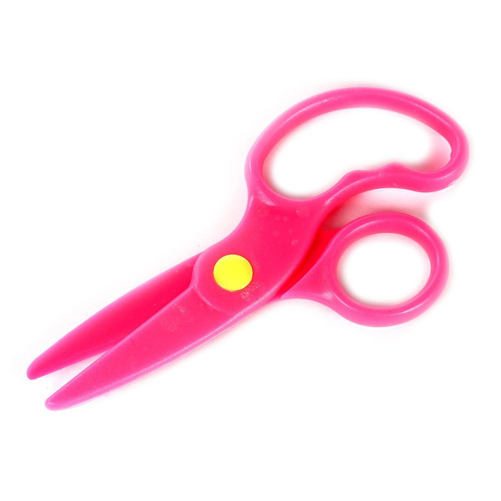 Ножницы детские, 13 см, пластиковые, 3 цвета микс, пакет