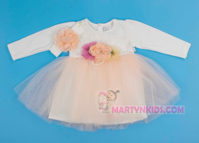 платье 3 разноцветных цветка  4869