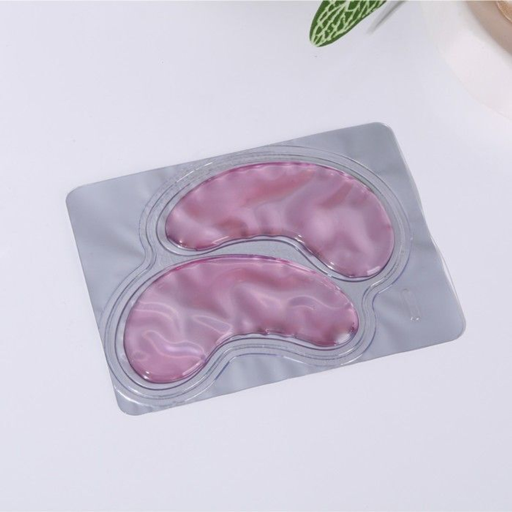 Гидрогелевые патчи для глаз 100% Muni Corn Milk с экстрактом лепестков розы