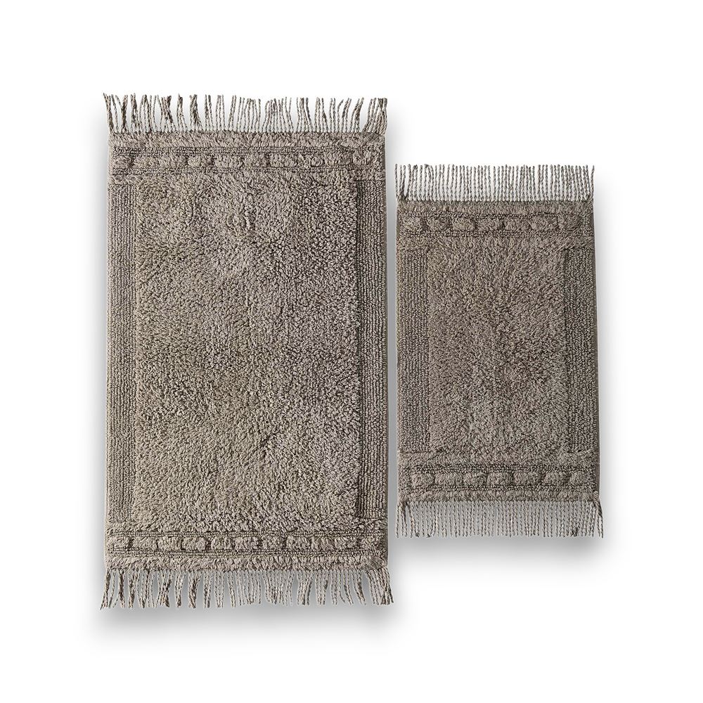 Набор из двух ковриков для ванной Luna | бежевый