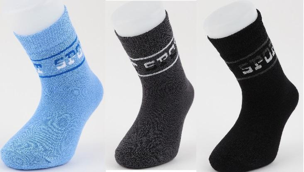 Носки для мальчиков махровые 32и, р.16 в ассорт. (Игла), 1 шт.