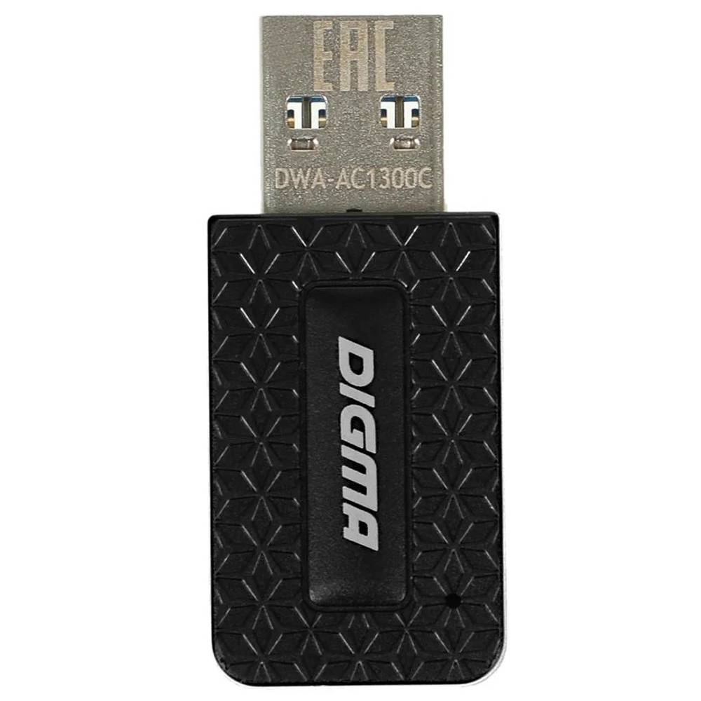 Digma DWA-AC1300C Net Adapter WiFi AC1300 USB 3.0 (ant.int) 1ant. (pack:1pcs)