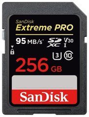 Карта памяти SanDisk Extreme Pro SDXC UHS Class 3 V30 95MB/s 256GB (SDSDXXG-256G)