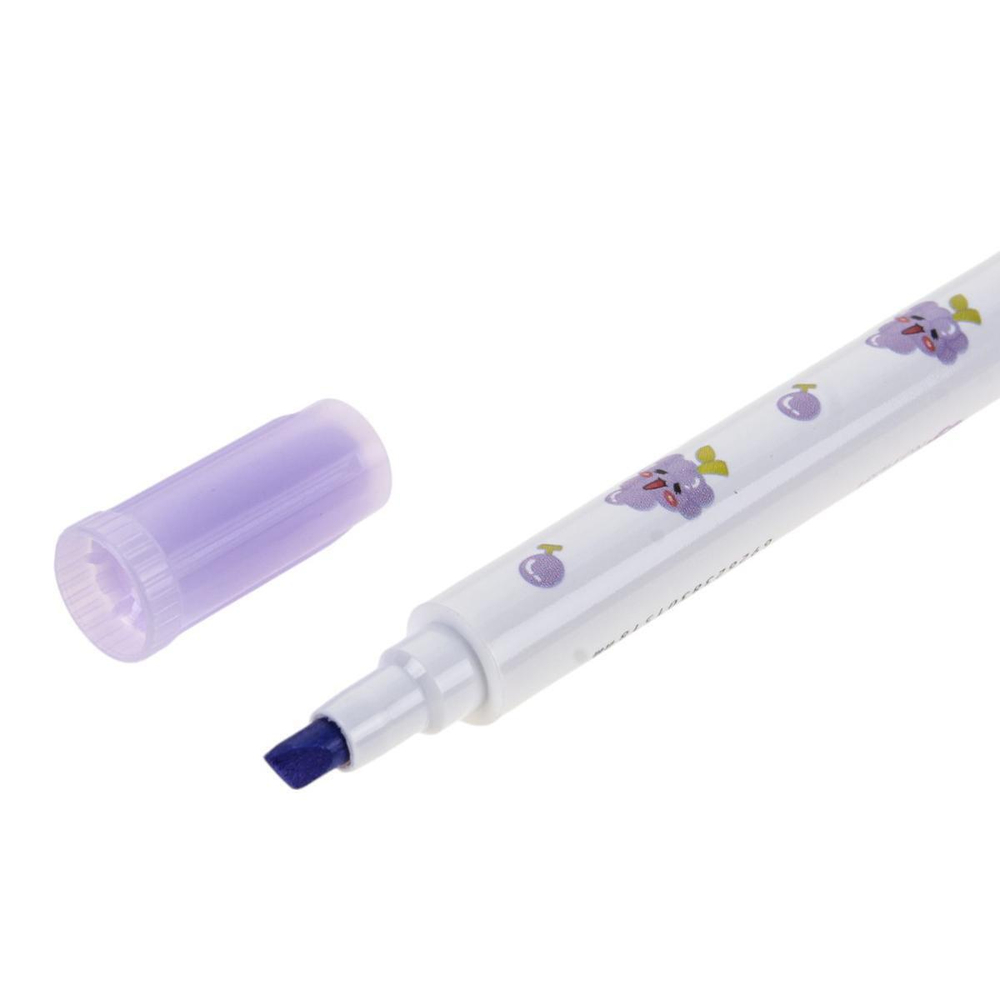 Набор текстовыделителей 6шт. 2-х сторонние ароматизированные, пласт.бокс