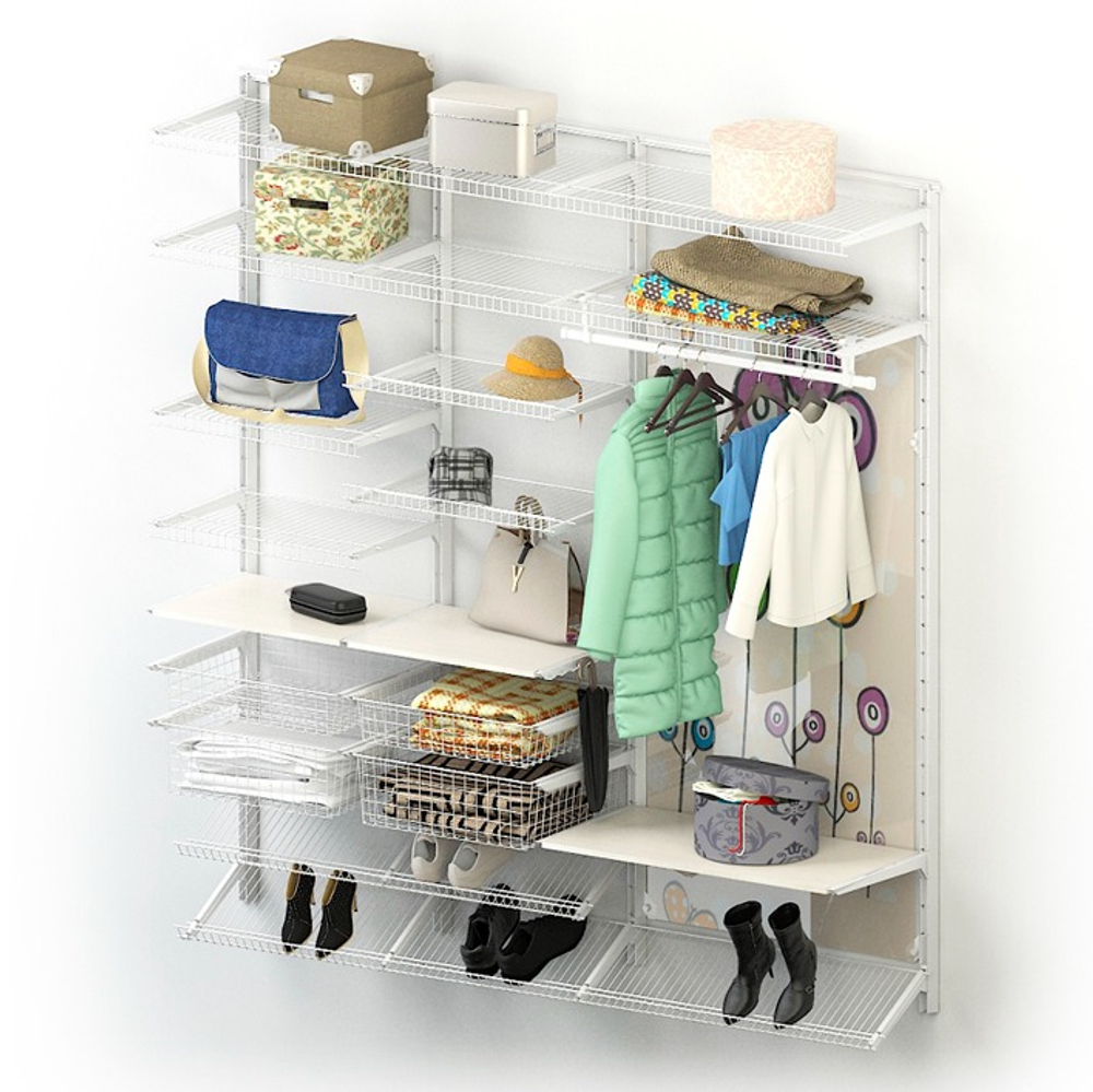 Система хранения Ferrara, металлик серебристый (серый)