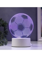 Светильник "Футбольный мяч" LED RGB от сети 9,5x12,5x16 см