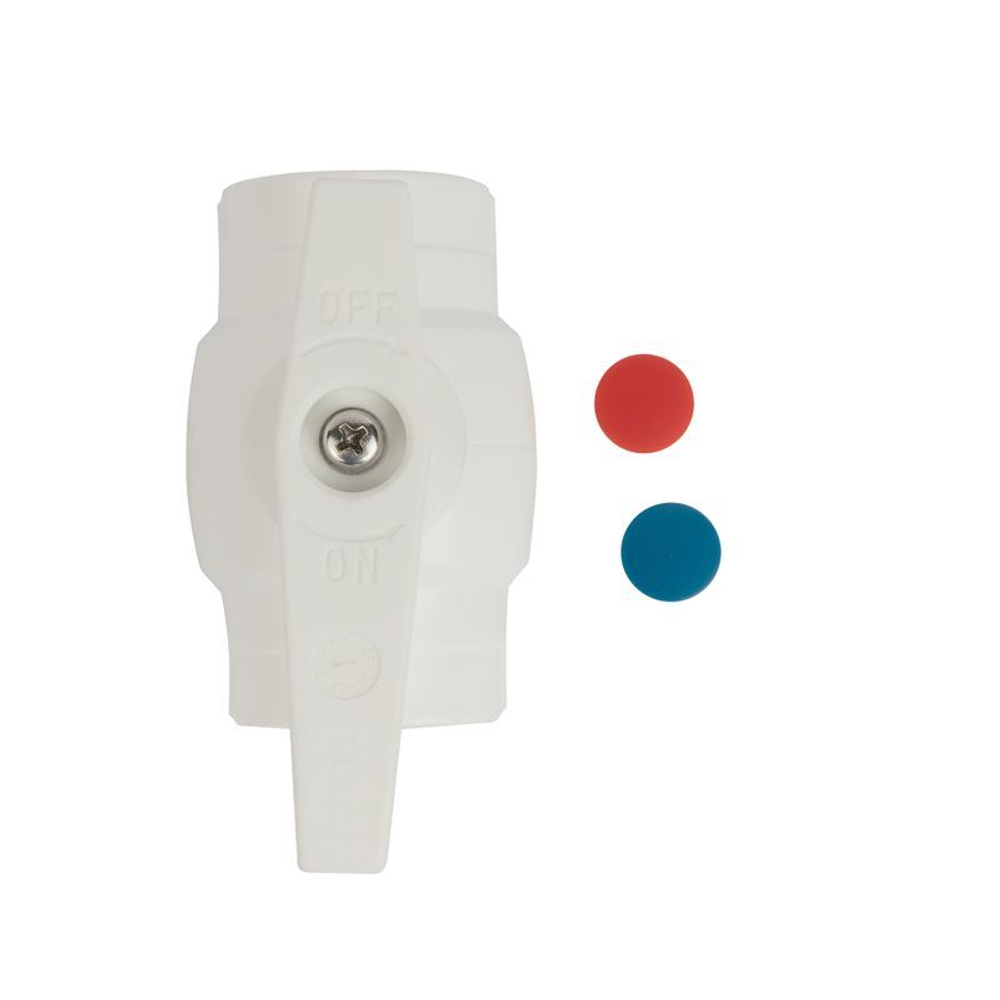 Кран шаровый полипропиленовый 32 мм стандартнопроходной TEBO