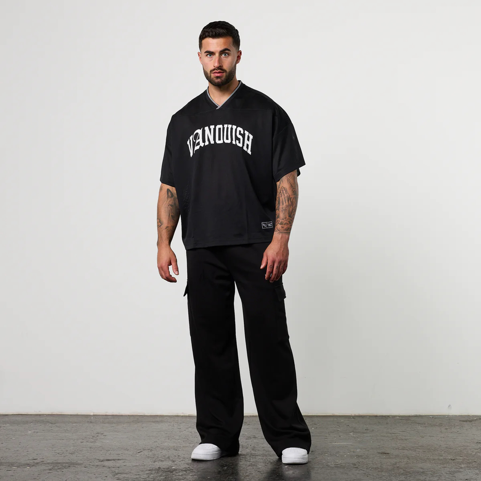 Футболка VANQUISH Varsity Oversized Jersey Black
