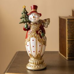 ФИГУРКА "СНЕГОВИК" 10,5*8*23 СМ