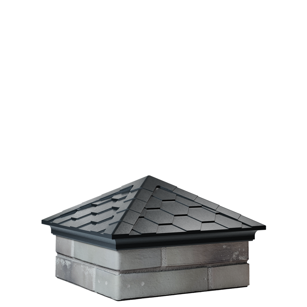 Колпак полимеркомпозитный Everest 390*390 (1,5 кирпича) черный