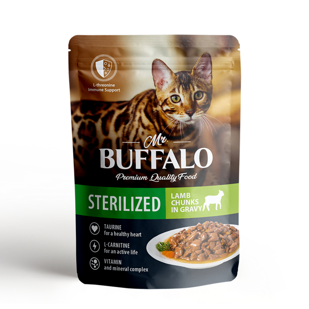 Mr.Buffalo STERILIZED 85г ягненок в соусе