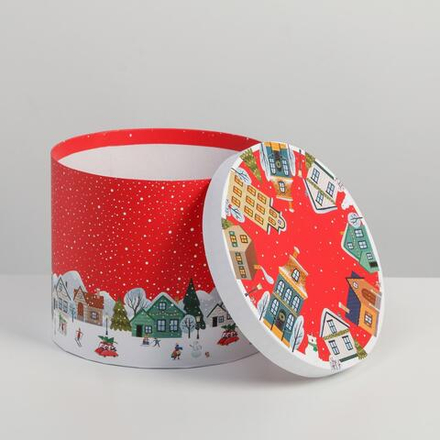 Подарочная коробка «С Новым годом», 18х18х15 см